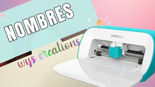 🤩COMO HACER NOMBRES EN LA Cricut Joy!