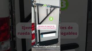 ‼️INSTALAR soporte RUEDA en furgoneta 🚐 CAMPER #homologatucamper #camperizar#vanlife#shorts #camper