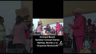 Orchard beach salsa Sunday summer concert series HipHop Jibarito