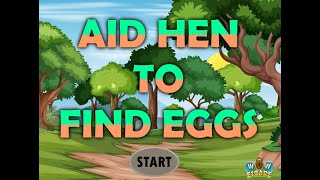 aid hen to find eggs video walkthrough