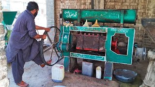 Mini village industry running with the help of 20 HP electric motor