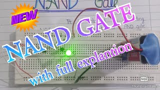 NAND GATE using Diodes and Transistor/implementation of truth table.