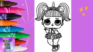 Spicy Kitty Unicorn Lol Surprise Coloring Pages #coloring #coloring_pages #lol #surprise #dolls