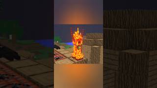 Fire zombie -#minecraft #animation #shortvideo #gaming #viralvideo