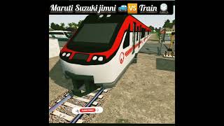 Jimni car 🚘🆚️Train 🚆#bussimulator #bussimulatorindonesia #bussid #ytshorts #viral#shorts #trending