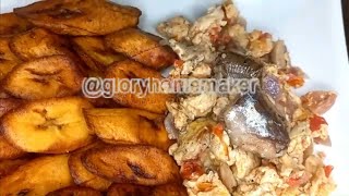 Plantain, Eggs and Sardines | Delicious Combo