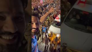 Indian team celebration after Winning T20 World Cup in Mumbai Wankhede stadium #rohitsharma #t20wc