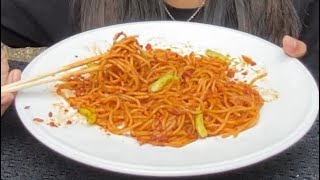 SPAGETI SAMBEL TRASI ALA BUNGA SALSABILA