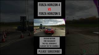 #SHORTS Ferrari 458 Speciale (BEST CAR SOUND) "Forza Horizon 5 vs Forza Horizon 4 exhaust sounds"