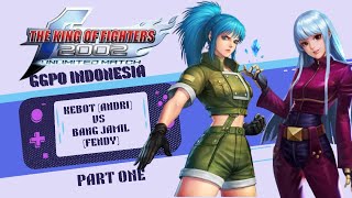 KOF 2002 GGPO Indonesia match, kebot (andri) vs abang jamil (fendy), part one