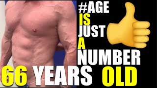 66 Year Old BodyBuilder | Abs & Glutes | Age is Just a Number