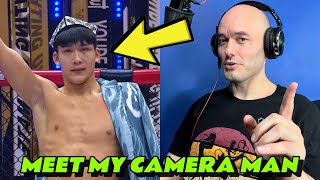 Meet my camera man… and learn how he won his last pro fight