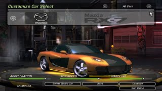 NEED FOR SPEED: UNDERGROUND2 - MAZDA RX7 / TUNING & RACE (Part17)