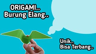 Cara Membuat Burung Elang dari Kertas (Origami)