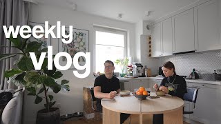 WEEKLY VLOG ✨ // zmieniam wystrój w mieszkaniu 🪴/ gotowanie i pielęgnacja //