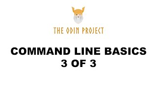 Command Line Basics - Part 3/3 - Foundations - The Odin Project