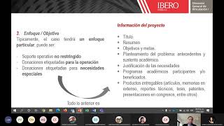 Taller Procuración de Fondos, metodología para financiar proyectos.