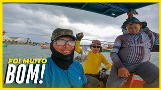 Pescaria com os amigos no Cais do porto de Maceió/AL