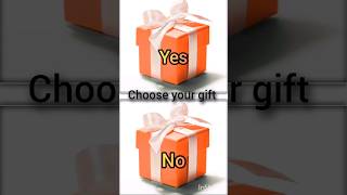 choose your gift box yes vs no #viral #trending #gift #short