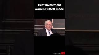 Best investment Warren Buffett has ever made!