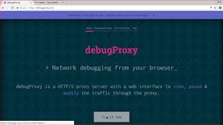 Register for debugProxy