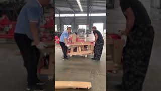 Heli hand pallet truck packing steps