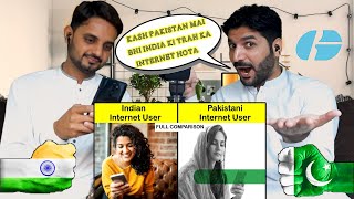 Pakistani reaction Indian Internet Users vs Pakistani Internet Users Full Comparison | India vs Pak