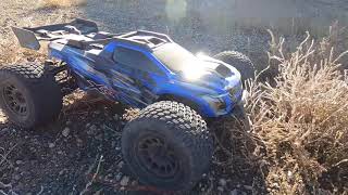 Traxxas XRT unboxing, overview, full bash session with backflips & nosedives & mayhem!