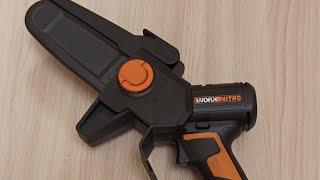 АККУМУЛЯТОРНАЯ ЦЕПНАЯ МИНИ-ПИЛА WORX WG325E. ПОКУПКА НА ЯНДЕКС-МАРКЕТЕ