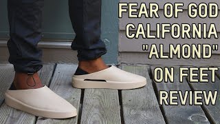 Fear of God California Almond Slip On On Feet Review