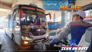 CEPET+NYAMAN NAIK INI🔥SUSUL 4 BUS DEPAN SIANG HARI||Trip Sugeng Rahayu 7279 Mr Bee