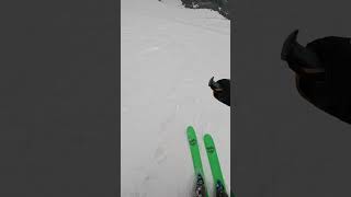 I'm Still Skiing! 🎉😄 @ethanbrill  #ski #viral #wintersport #extreme #stunt #steep