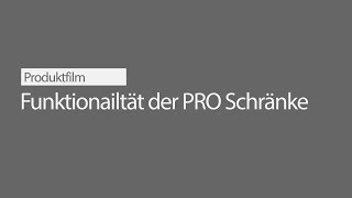 MARO | Funktionalität der PRO Schränke