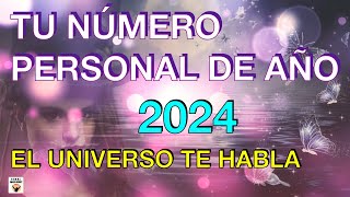 TU NÚMERO de AÑO PERSONAL te REVELA qué INFLUENCIA TENDRÁS en 2024 El UNIVERSO da SEÑALES