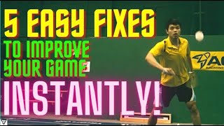 5 Ready Positions You Must Know In Badminton.