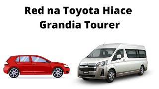 Color Red na Toyota Hiace Grandia Tourer