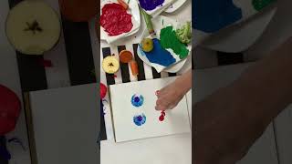 Fruit & Vegetable Printing #easyartidea #kidscrafts  #craftsforkids #art