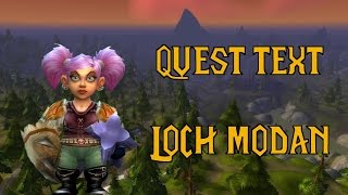 Quest Text: Loch Modan #12 Gor'kresh (World of Warcraft)