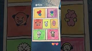 BT21 canvas painting 🎨🖌️