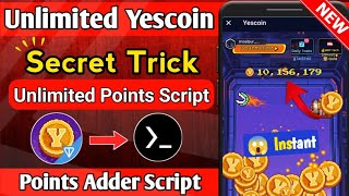 😱 Unlimited Yescoin Points Trick 😍 Yescoin LevelUP Trick 🔥 Unlimited Telegram Trick