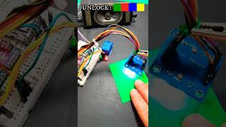 Unlock The Doors With Colors! Visuino&Arduino Project!