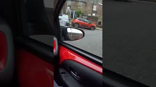 Driving through narrow streets in London - Toyota Aygo #shorts #asmr