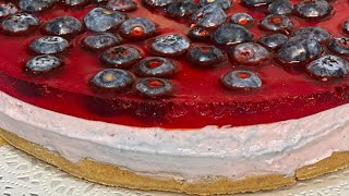 Strawberry cake|Very delicious cake|Blueberry🫐cake|Клубничный мусс|Черничное желе|Тортик мороженное