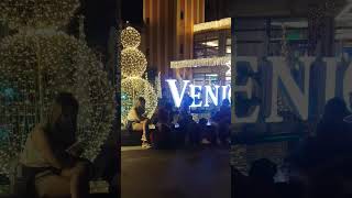 night at venice grand canal mall #travelphilippines