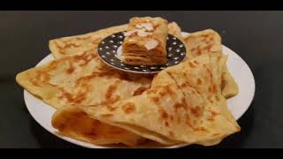 Crêpes Marocaines (msmen) croustillantes  feuilletées sans pétrir avec un secret pour le feuilletage