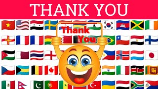 How to say "THANK YOU" in different countries