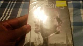 Assassins Creed (movie) dvd unboxing