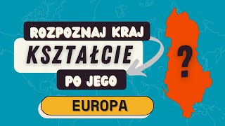 Rozpoznaj Kraje po Kształtach 🌍 46 Krajów Europy | Poziom Łatwy do HARDCORE 🧠