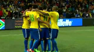 Gol de Neymar - África do Sul 0 x 2 Brasil - 05/03/2014 Amistoso