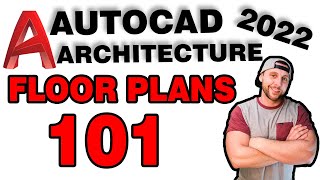 BEGINNER AutoCAD Architecture 2020 / 21 / 22 | | FLOORPLANS WALLS WINDOWS DOORS